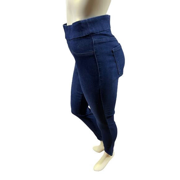 Nine West Skinny Pull-On Jeans, Size 4, Mid/Dark Wash, NWT - Picture 15 of 16